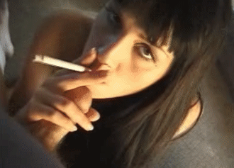 Smoking Fetish Women GIFs (Smoking Blow Jobs)!! — 57