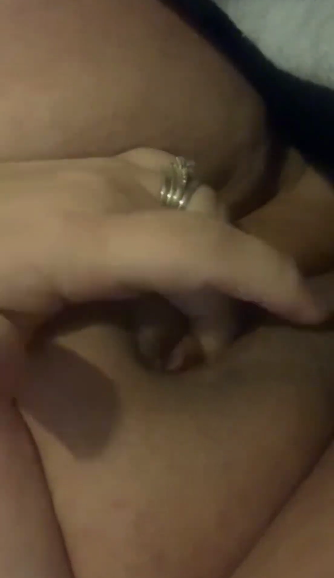 Whore wife Virginia showing me bulls sperm inside — 60