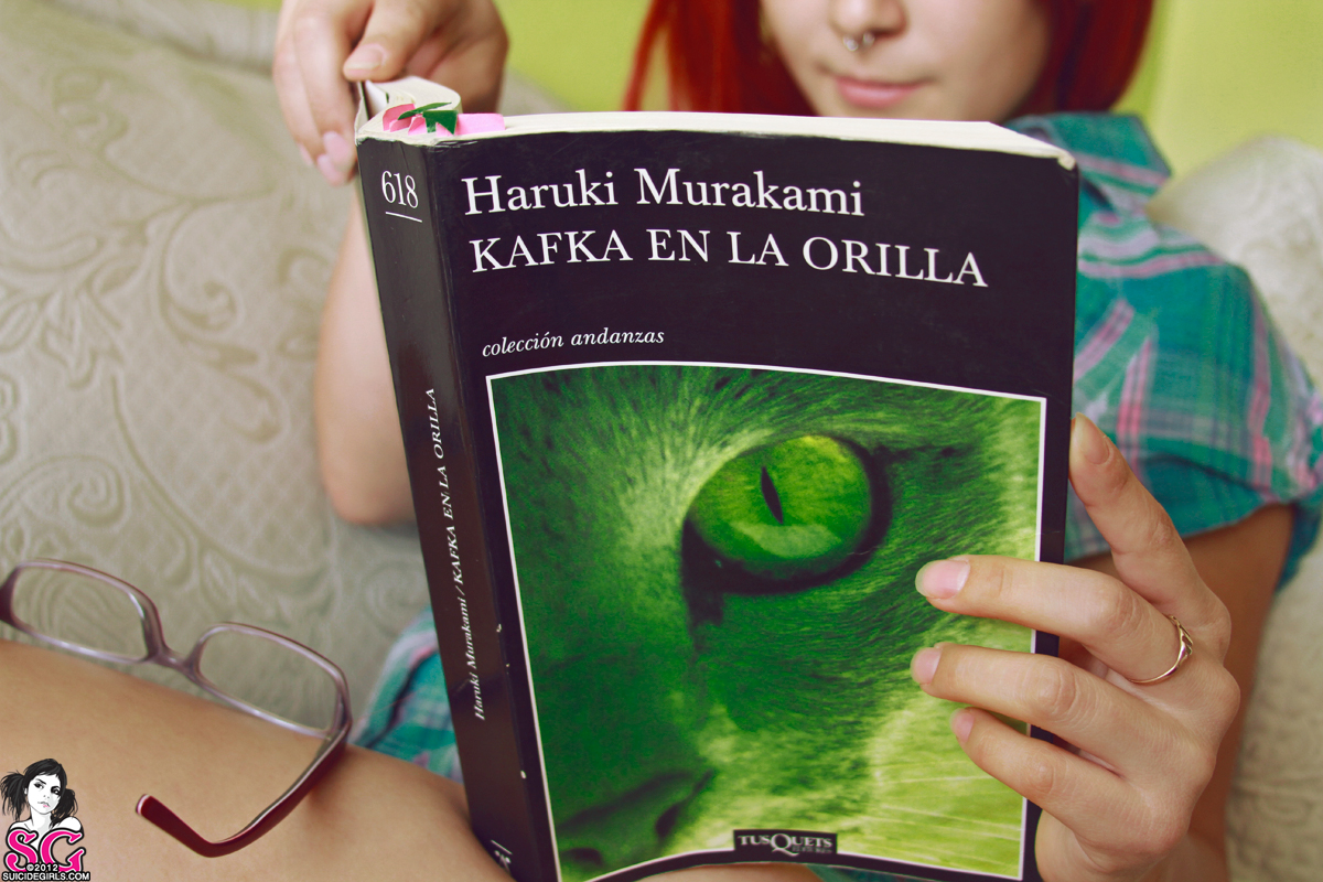Tattooed Redhead Teen Posing — 53