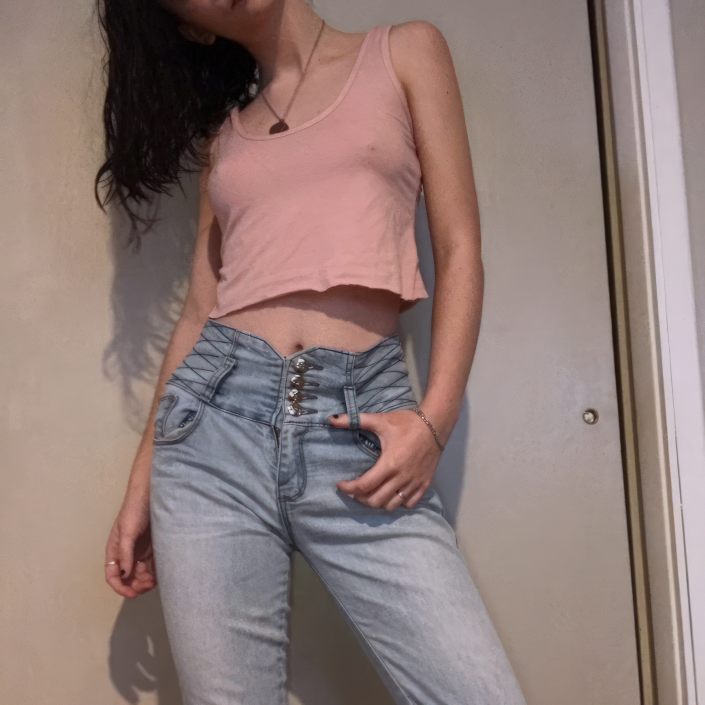 petite native american girl bella is a cute punk — 26
