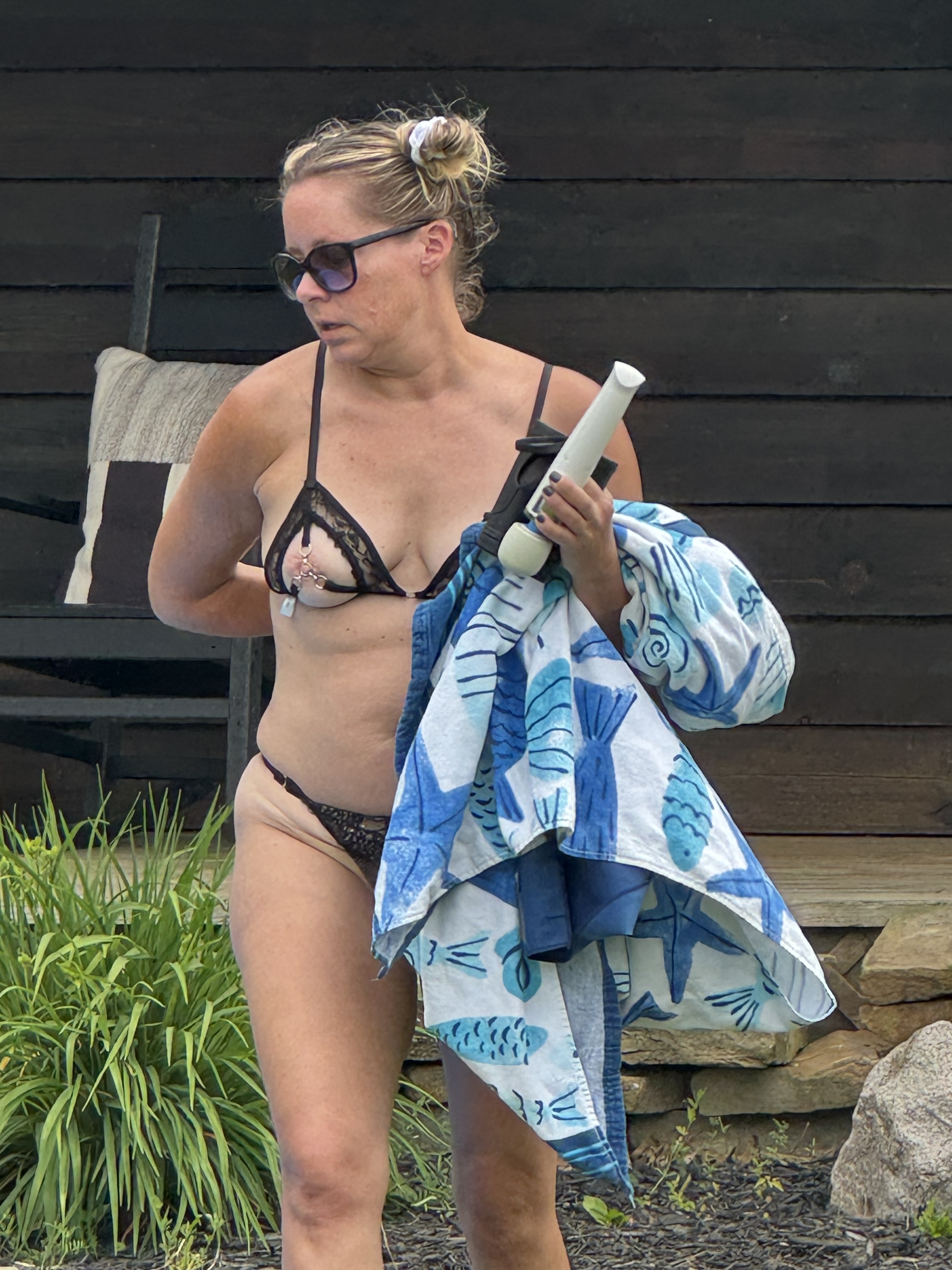 Fun with my wife outdoors nude edition — 13