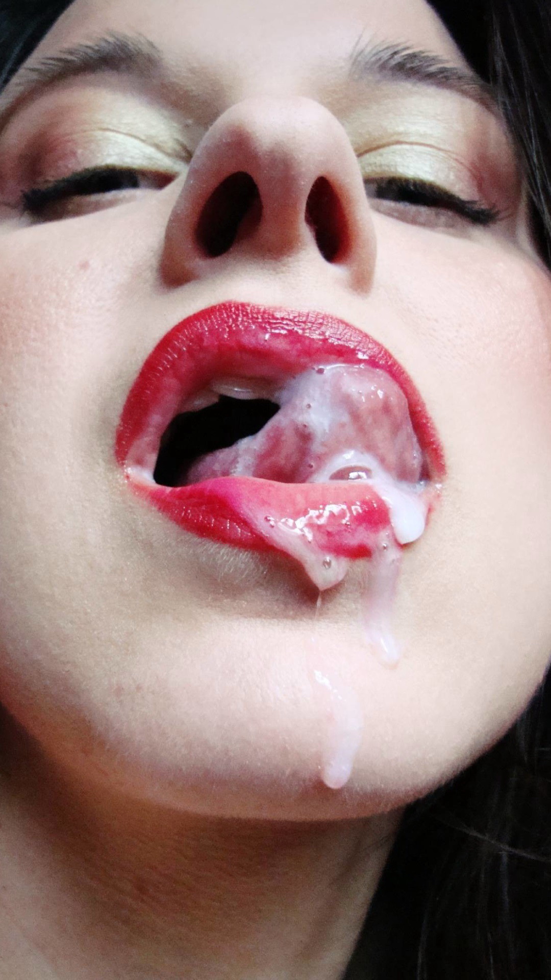 Red Lipstick and Cum — 12